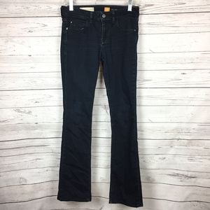 Pilcro Letterpress Stet Slim Bootcut Dark Jeans 27